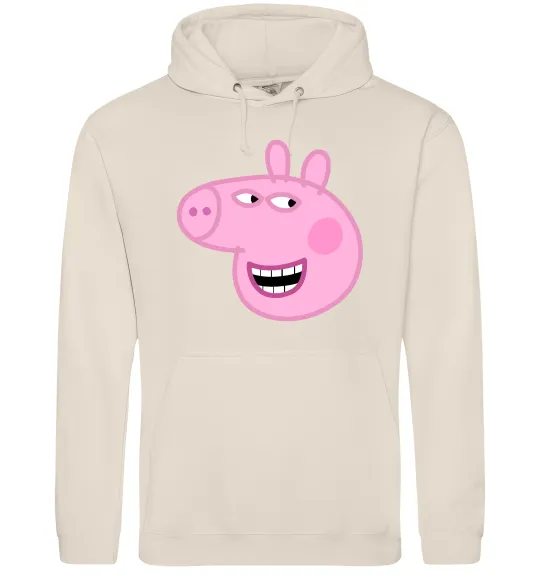 Мужская толстовка (худи) Peppa face Таш фото