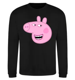 Світшот Peppa face Чорний фото