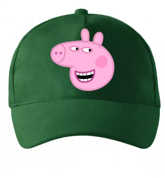 Кепка Peppa face Темно-зеленый фото