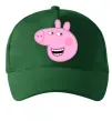 Кепка Peppa face Темно-зеленый фото