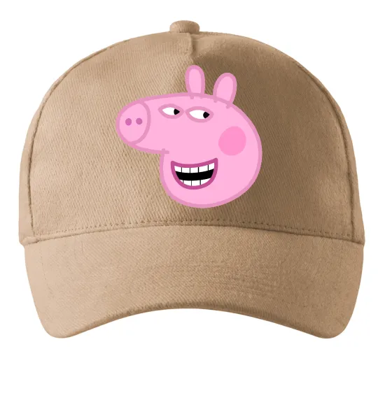 Кепка Peppa face Песочный фото