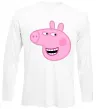 Лонгслив Peppa face Белый Лонгслив Peppa face Белый фото