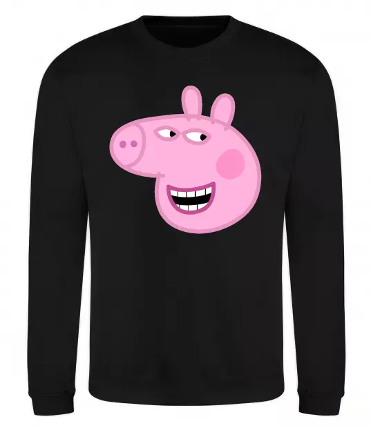 Свитшот Peppa face Черный фото
