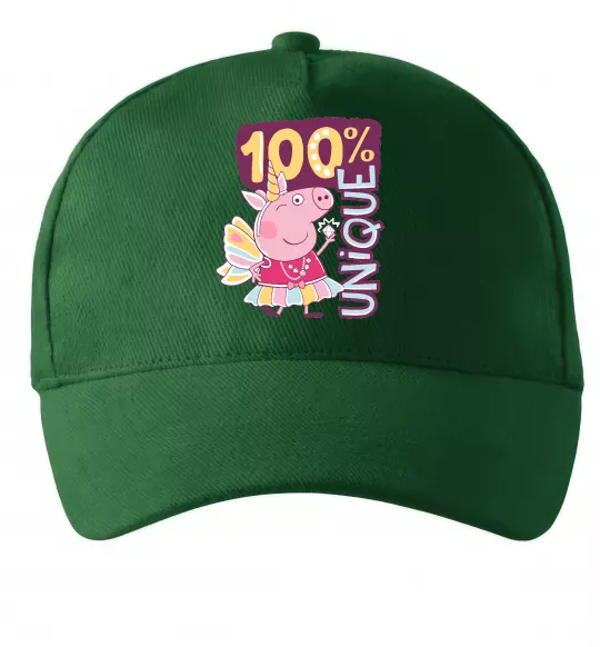 Кепка Peppa 100% unique Темно-зелений фото
