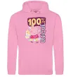 Женская толстовка (худи) Peppa 100% unique Розовый фото