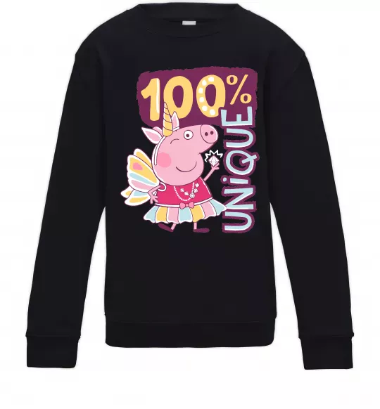 Детский Свитшот Peppa 100% unique Черный фото