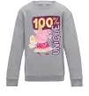 Детский Свитшот Peppa 100% unique Серый меланж фото