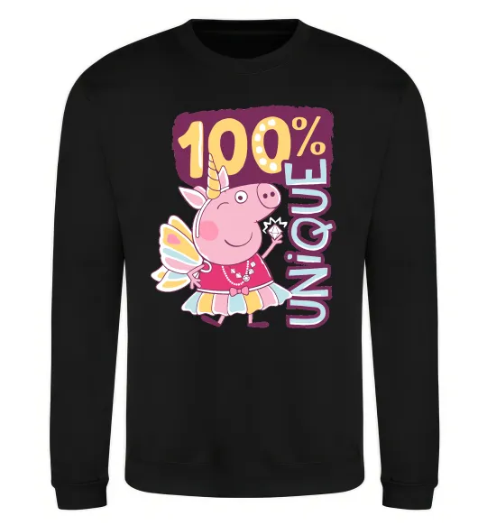 Свитшот Peppa 100% unique Черный фото
