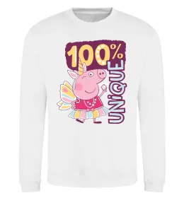 Світшот Peppa 100% unique Білий фото