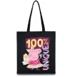 Еко-сумка Peppa 100% unique Чорний фото