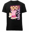 Чоловіча преміум футболка Peppa 100% unique Чорний фото