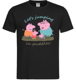 Мужская футболка Let`s jumping in puddles