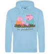 Чоловіча толстовка (худі) Let`s jumping in puddles Блакитний фото
