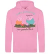 Женская толстовка (худи) Let`s jumping in puddles Розовый фото