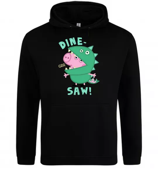 Жіноча толстовка (худі) Dine-saw Peppa Чорний фото