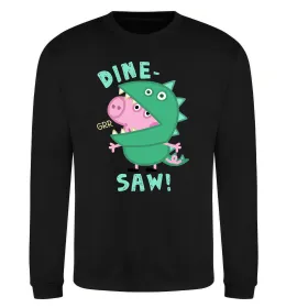 Свитшот Dine-saw Peppa Черный фото