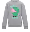 Детский Свитшот Dine-saw Peppa Серый меланж фото