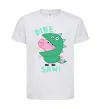 Детская футболка Dine-saw Peppa Белый фото