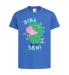 Детская футболка Dine-saw Peppa Ярко-синий фото