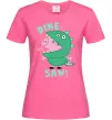 Женская футболка Dine-saw Peppa Ярко-розовый фото