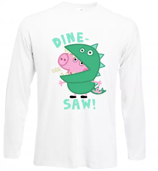 Лонгслив Dine-saw Peppa Белый фото