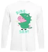 Лонгслив Dine-saw Peppa Белый фото