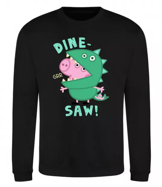 Свитшот Dine-saw Peppa Черный фото