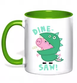 Чашка с цветной ручкой