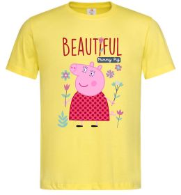 Чоловіча футболка Beatiful mummy pig