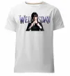 Мужская премиум футболка Wednesday Белый фото