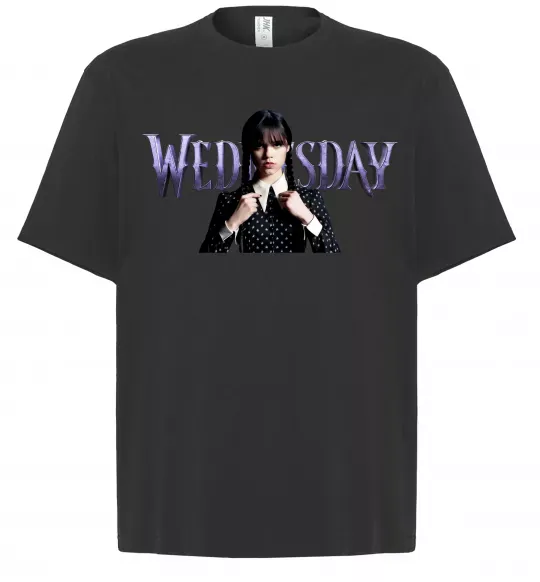 Футболка Оверсайз Wednesday Черный фото