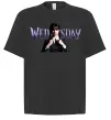 Футболка Оверсайз Wednesday Черный фото