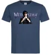 Мужская футболка Wednesday Темно-синий фото