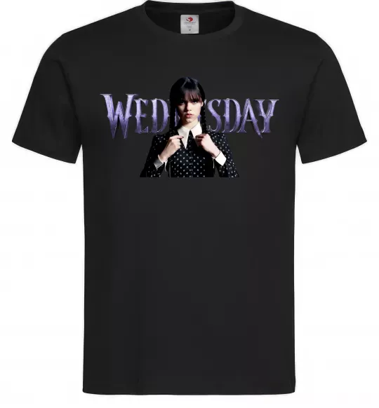 Мужская футболка Wednesday Черный фото