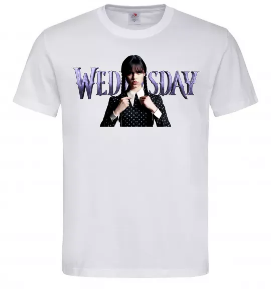 Мужская футболка Wednesday Белый фото