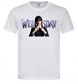 Чоловіча футболка Wednesday Білий фото