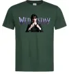 Мужская футболка Wednesday Темно-зеленый фото