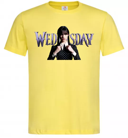 Мужская футболка Wednesday Лимонный фото