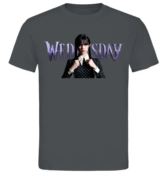 Мужская футболка Wednesday Графит фото