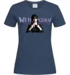 Женская футболка Wednesday Темно-синий Женская футболка Wednesday Темно-синий фото