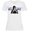 Женская футболка Wednesday Белый Женская футболка Wednesday Белый фото