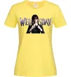 Женская футболка Wednesday Лимонный Женская футболка Wednesday Лимонный фото