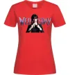 Женская футболка Wednesday Красный Женская футболка Wednesday Красный фото