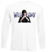 Лонгслив Wednesday Белый фото