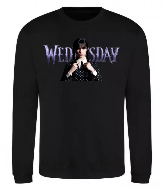 Світшот Wednesday Чорний фото