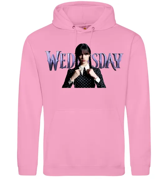 Чоловіча толстовка (худі) Wednesday Рожевий фото