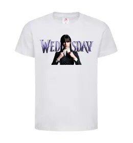 Дитяча футболка Wednesday Білий фото