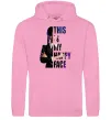 Жіноча толстовка (худі) Wednesday this is my happy face Рожевий фото