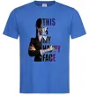 Чоловіча футболка Wednesday this is my happy face Яскраво-синій Чоловіча футболка Wednesday this is my happy face Яскраво-синій фото