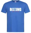 Чоловіча футболка Boxing is life, колір - яскраво-синій, розмір - L Яскраво-синій фото